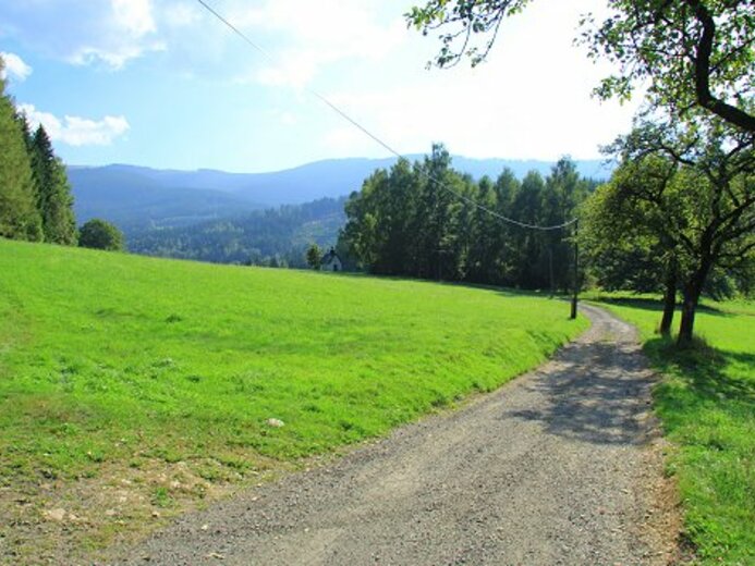 U vodní nádrže Nýrsko - apartmán Šumava, západní Čechy - Hamry